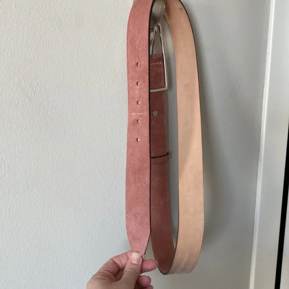 Pink Suede Belt - Picture 3 of 5